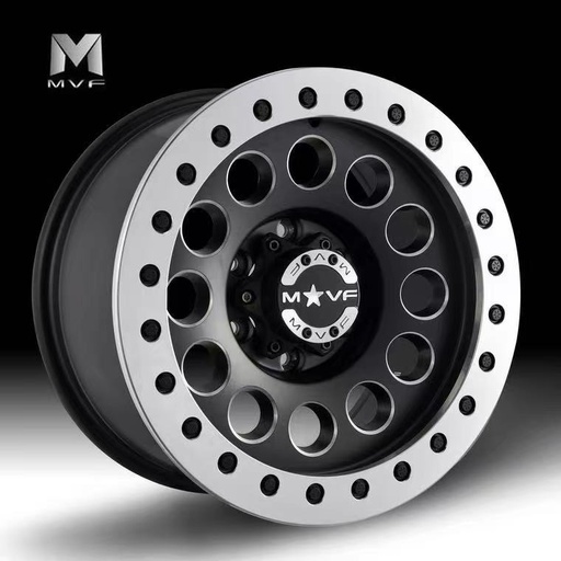 [966] Alloy Wheel 16*8, 5*150, CB110, ET-15, Silver with Face and Lip Machined